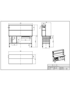 Commercial Stainless Steel Work Table with Overshelf, Drawer &amp GN Pan Rack 1800x700x1675mm | Stalwart DA-WT70180PS 2
