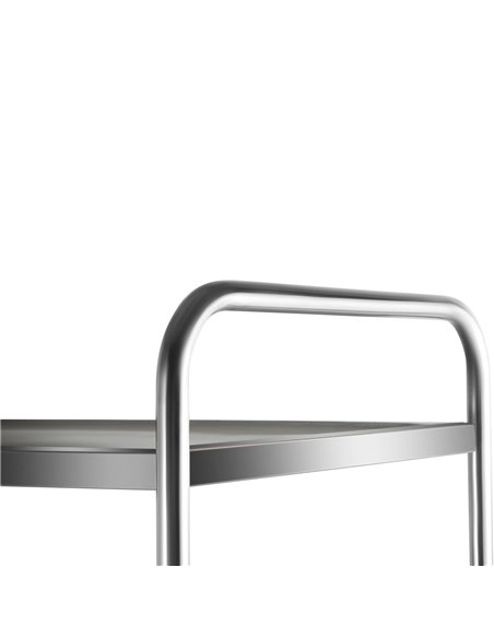 Professional Stainless Steel Trolley 5-Tiers 150kg Capacity 920x600x1540mm | Stalwart DA-CARRO5