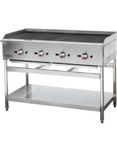 Stainless Steel Stand for EGG48S Gas Griddle and ECB48S Gas Grill | Stalwart DA-STAND48S 2