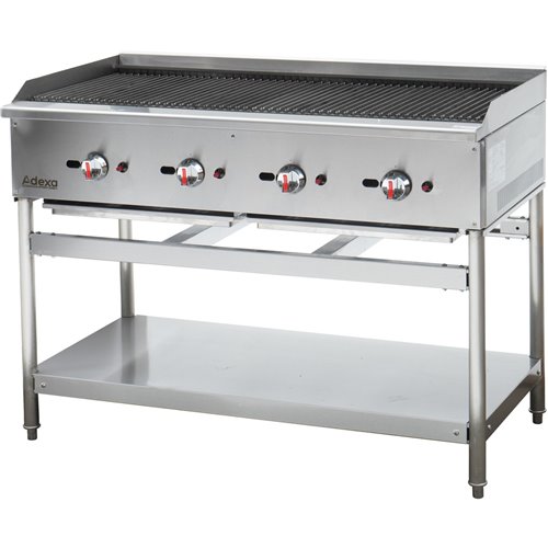 Stainless Steel Stand for EGG48S Gas Griddle and ECB48S Gas Grill | Stalwart DA-STAND48S