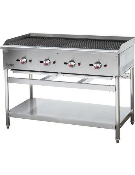 Stainless Steel Stand for EGG48S Gas Griddle and ECB48S Gas Grill | Stalwart DA-STAND48S