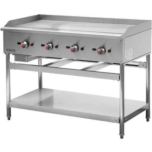 Stainless Steel Stand for EGG48S Gas Griddle and ECB48S Gas Grill | Stalwart DA-STAND48S