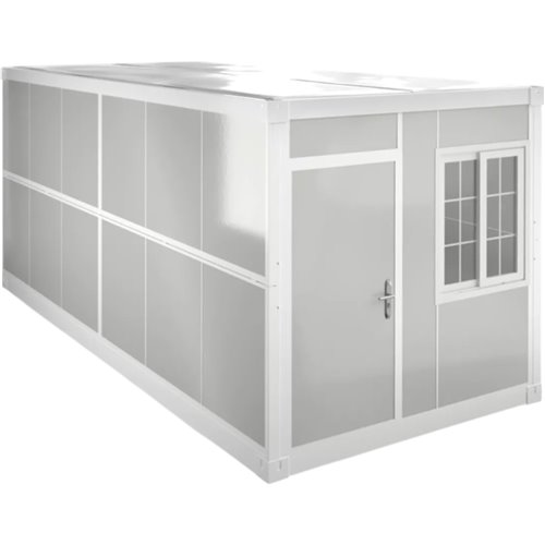 Folding Container Prefab Warehouse Office Fireproof &amp Insulated with Electrical System 5800x2500x2390mm 1100kg | Stalwart DA-