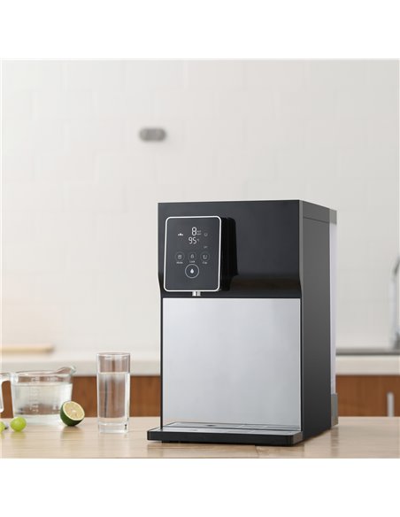 Countertop Hot &amp Cold RO Water Purifier 7-Stage Filtration Smart Touch Display, 3L Tank | Stalwart DA-YHD2401E