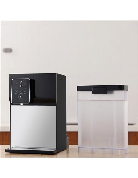 Countertop Hot &amp Cold RO Water Purifier 7-Stage Filtration Smart Touch Display, 3L Tank | Stalwart DA-YHD2401E