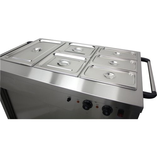 Mobile Bain Marie top Hot Cupboard...