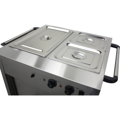 Mobile Bain Marie top Hot Cupboard...