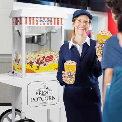 Haxro HX8837 Popcorn Machine and Cart...