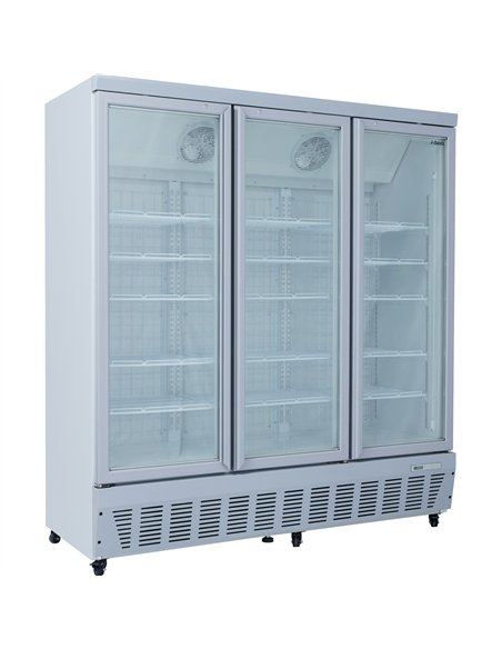 Commercial Display Freezer 1496 Litres Upright 3 Glass Doors Ventilated Cooling 1830x730x2020mm | Stalwart DA-SDT1500