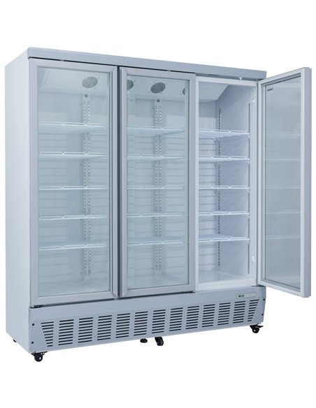 Commercial Display Refrigerator 1587 Litres Upright 3 Glass Doors Ventilated Cooling 1830x730x2020mm | Stalwart DA-SCT1727