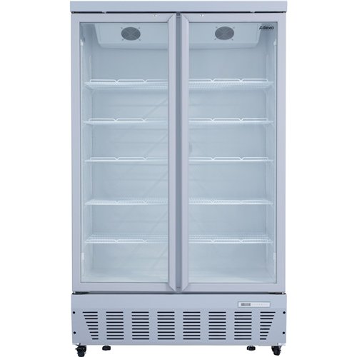 Commercial Display Refrigerator 1023 Litres Upright 2 Glass Doors Ventilated Cooling 1215x730x2020mm | Stalwart DA-SCT1127