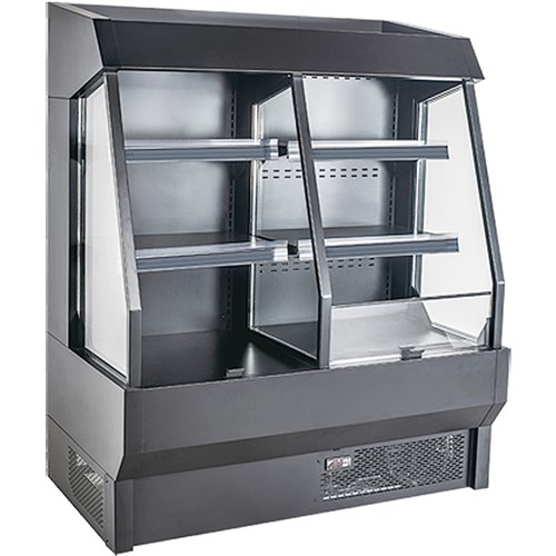 Wall Cabinet Multi Deck Refrigerator Night Curtain Black 1220x700x1470mm | Stalwart DA-BLUEL202