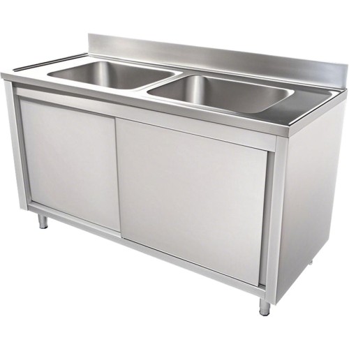 Commercial Stainless Steel Sink with...