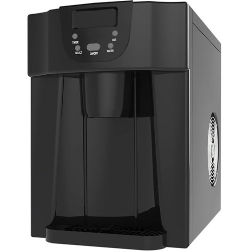 2-in-1 Ice Maker &amp Cold Water Dispenser Countertop 12kg/24h 0.6kg bin | Stalwart DA-HZB12E