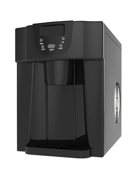 2-in-1 Ice Maker &amp Cold Water Dispenser Countertop 12kg/24h 0.6kg bin | Stalwart DA-HZB12E