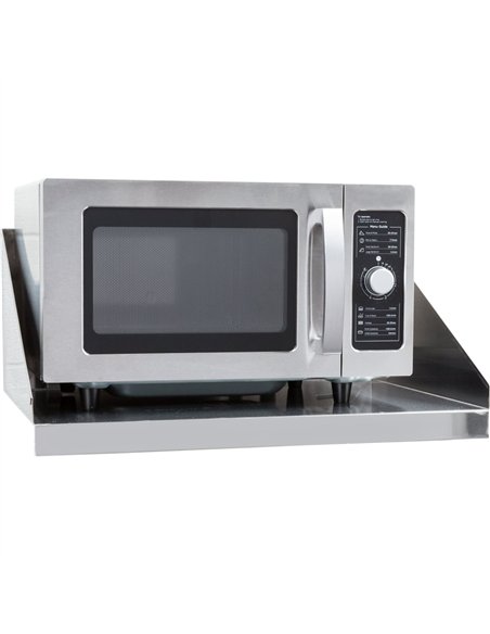 Microwave Shelf Stainless steel 600x450mm | Stalwart DA-WHMS450X600