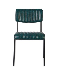 Modern Bistro Dining Chair Dining Chair with PU Leather Seat Green 460x565x795mm | Stalwart DA-TGS004 2