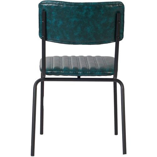 Modern Bistro Dining Chair Dining Chair with PU Leather Seat Green 460x565x795mm | Stalwart DA-TGS004