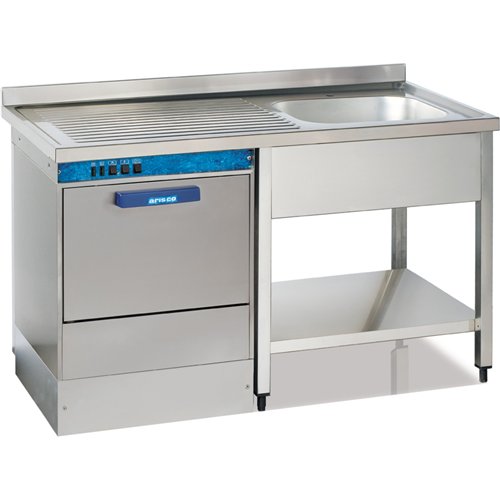 Sink for Dishwashers 1 Bowl Right Bottom Shelf Splashback 1200x700x950mm | Stalwart DA-YLS127SBR1