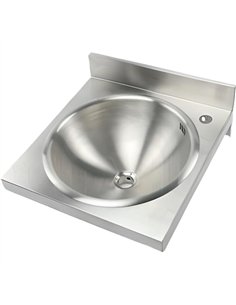 Wall-Mounted Stainless Steel Hand Wash Sink 400x400mm | Stalwart DA-YLST44