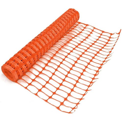 HDPE Safety Barrier Mesh Roll 120x40mm Mesh 1m x 50m Orange | Stalwart DA-YONG22
