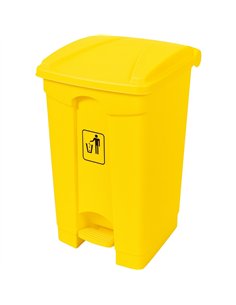 Pedal Waste Bin 80 Litres Yellow | Stalwart DA-XDL80K7YELLOW