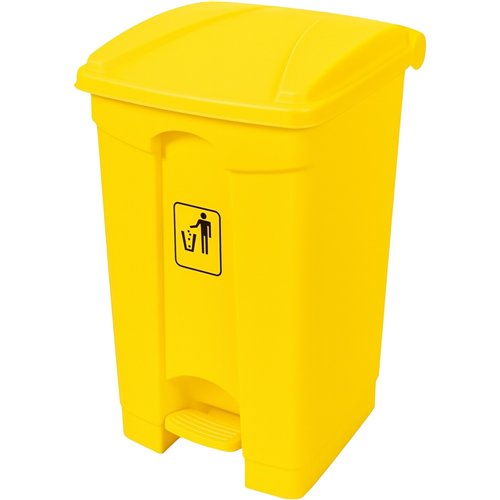 Pedal Waste Bin 80 Litres Yellow | Stalwart DA-XDL80K7YELLOW
