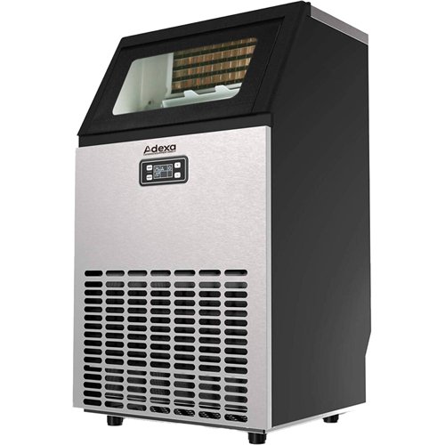 Commercial Ice Machine Countertop 45kg/24h 15kg Bin 335x500x610mm | Stalwart DA-HZB45A