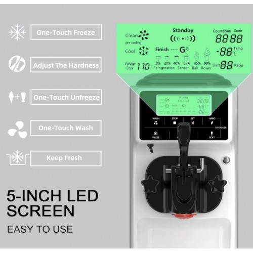 A GRADE - Soft Serve Ice Cream...