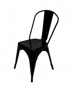 Black Metal Tolix Chair 2
