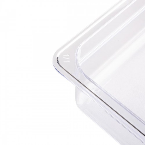 Vogue Polycarbonate 1/1 Gastronorm Container 150mm Clear