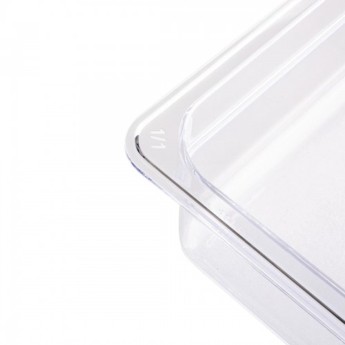 Vogue Polycarbonate 1/1 Gastronorm Container 100mm Clear