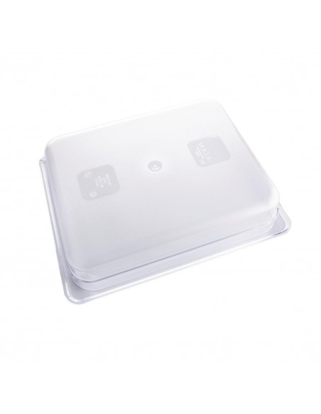Vogue Polycarbonate 1/2 Gastronorm Container 65mm Clear