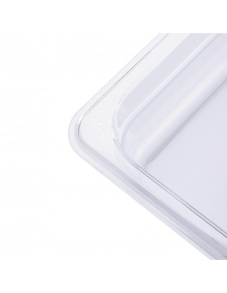 Vogue Polycarbonate 1/2 Gastronorm Container 100mm Clear