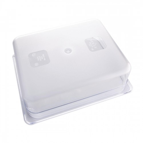 Vogue Polycarbonate 1/2 Gastronorm Container 100mm Clear