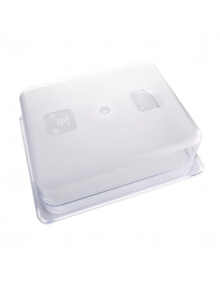 Vogue Polycarbonate 1/2 Gastronorm Container 100mm Clear