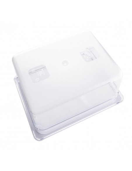 Vogue Polycarbonate 1/2 Gastronorm Container 150mm Clear
