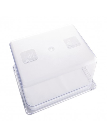 Vogue Polycarbonate 1/2 Gastronorm Container 200mm Clear