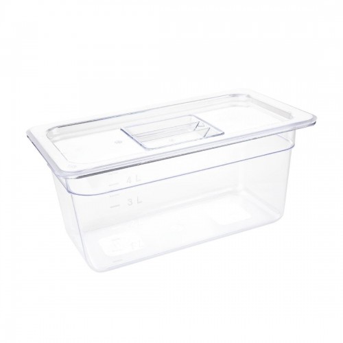 Vogue Polycarbonate 1/3 Gastronorm Container 150mm Clear