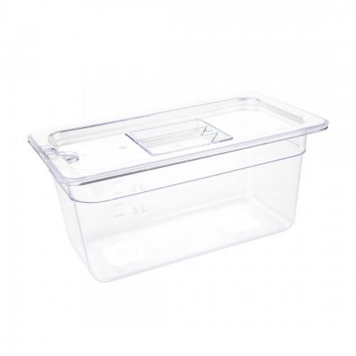 Vogue Polycarbonate 1/3 Gastronorm Container 150mm Clear