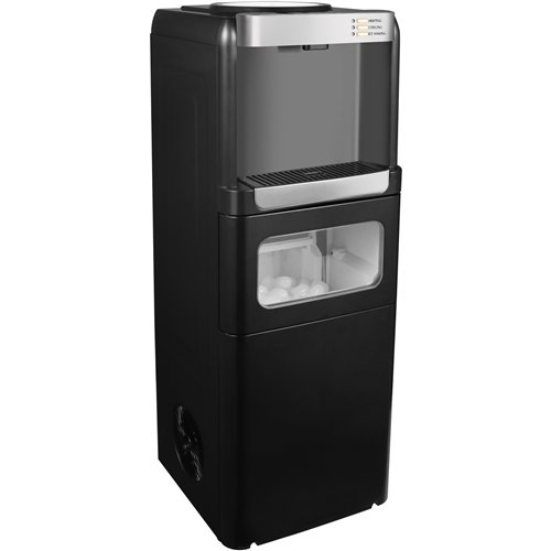 Freestanding Ice Maker with Hot &amp Cold Water Dispenser 15kg/24h 2.5L Bin 290x300x836mm | Stwalwart DA-HZB15YLR