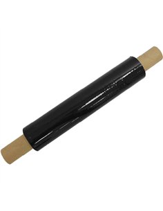 Premium 17 μm PE Stretch Film 40 cm × 300 m Extended 1.5″ Core Black | Stwalwart DA-SWRAP24