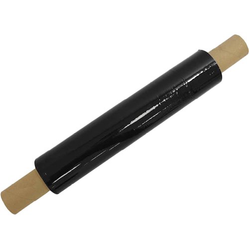 Premium 17 μm PE Stretch Film 40 cm × 300 m Extended 1.5″ Core Black | Stwalwart DA-SWRAP24