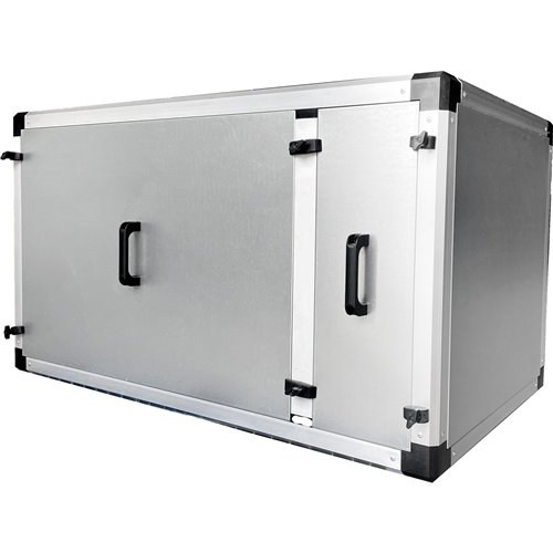 Industrial Exhaust Air Purification Unit with Motor and Carbon Filters and Noise Insulation 1200×670×520mm | Stwalwart DA-VOFP25