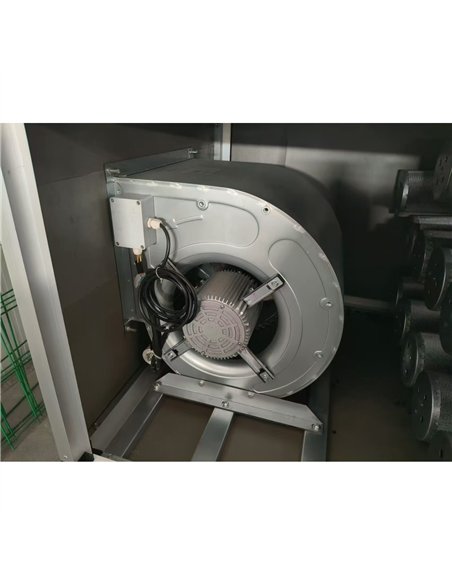 Industrial Exhaust Air Purification Unit with Motor and Carbon Filters and Noise Insulation 1200×670×520mm | Stwalwart DA-VOFP25