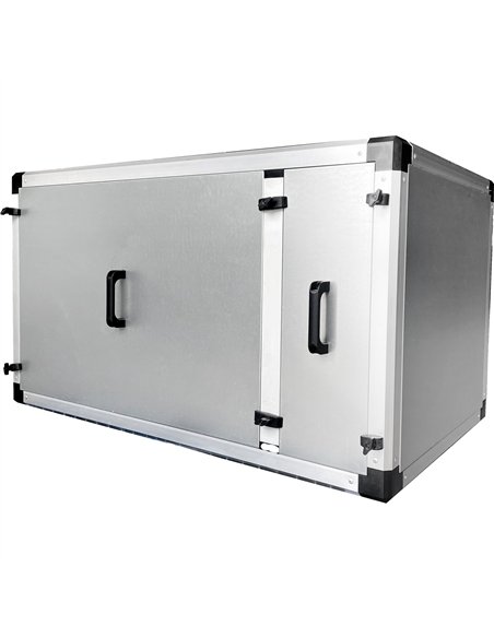 Industrial Exhaust Air Purification Unit with Motor and Carbon Filters and Noise Insulation 1200×670×670mm | Stwalwart DA-VOFP60