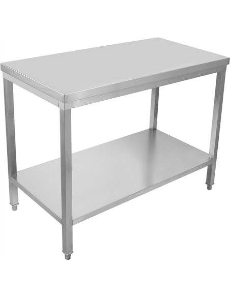 Professional Work Table Stainless Steel Undershelf 1600x700x900mm | Stwalwart DA-SWT70160