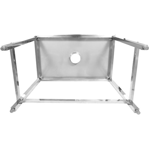 Professional Waste Disposal Table Stainless Steel 4 Side Up Marine Edge 1400x600x900mm | Stwalwart DA-WHDW14060