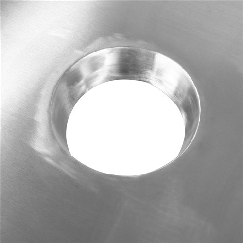 Commercial Stainless Steel Double Sink with 2 Right Bowls &amp Left Scrapping Hole + Splashback 1800x700x950mm | Stwalwart DA-WH