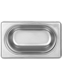 Stainless Steel Gastronorm Pan GN1/9 Depth 100mm | Stwalwart DA-JJD1910 2